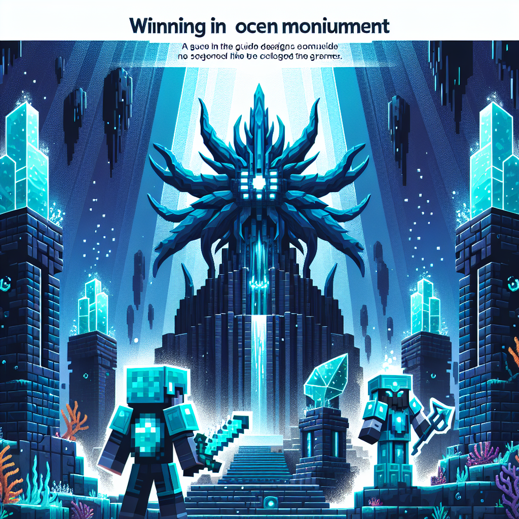 Ultimate Guide to Conquering a Minecraft Ocean Monument
